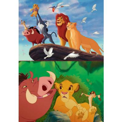 Billede af Disney: Løvernes Konge, 2x48 brikker