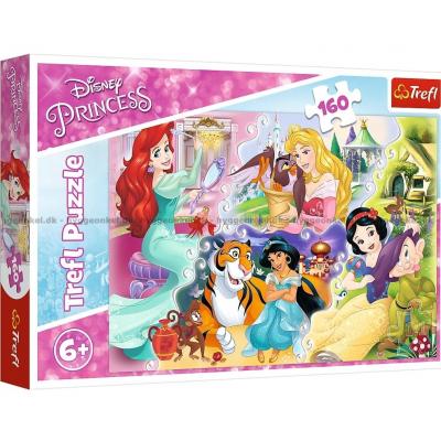 Disney prinsesser: Med venner, 160 brikker