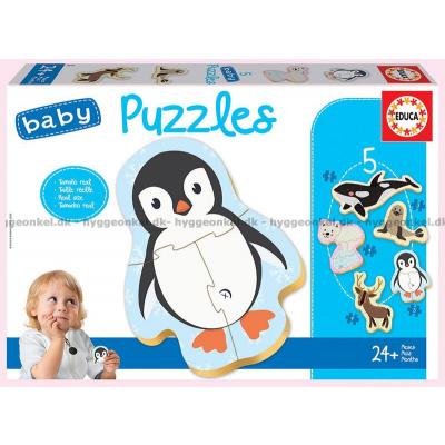 Baby: Arktiske dyr, 3 brikker
