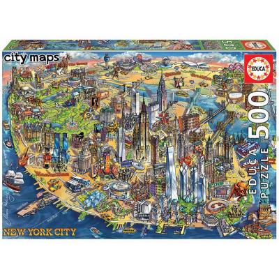 Rabinky: Kort over New York, 500 brikker