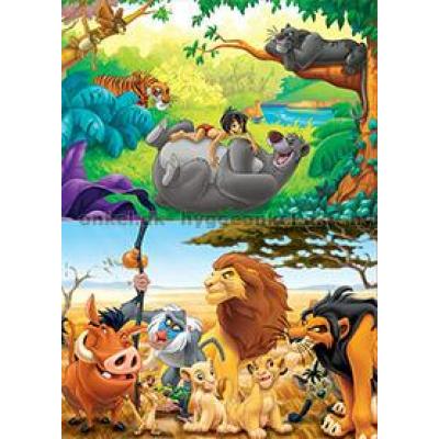 Billede af Disney: Dyr, 2x50 brikker