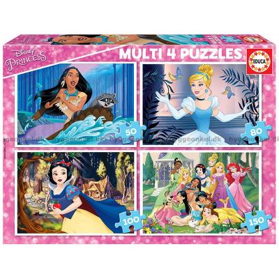 Disney prinsesser, 4 i 1, 50 brikker