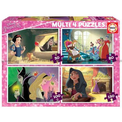 Disney skurke, 4 i 1, 50 brikker