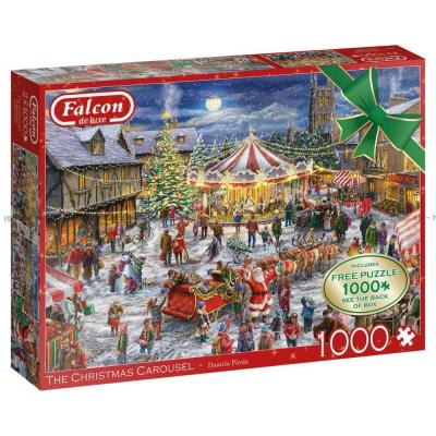 Pirola: Jule karrusellen, 2x1000 brikker