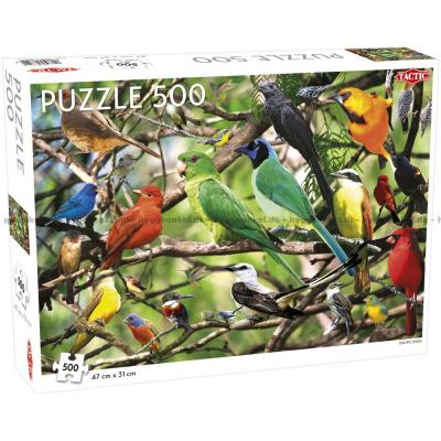 Eksotiske fugle, 500 brikker