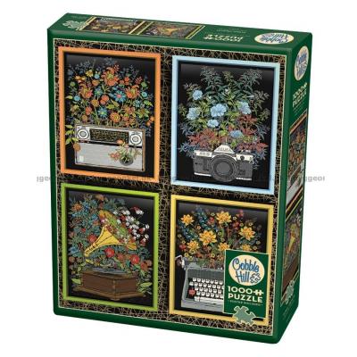Blomster og mekanik, 1000 brikker