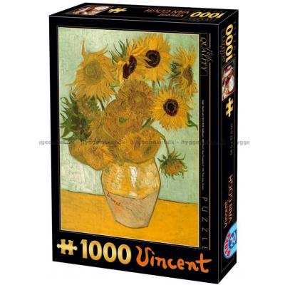 Van Gogh: Sommerblomster, 1000 brikker