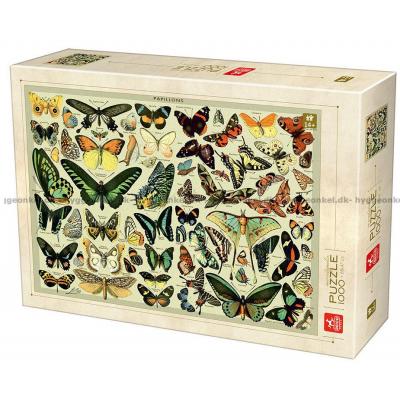 Sommerfugle: Collage, 1000 brikker