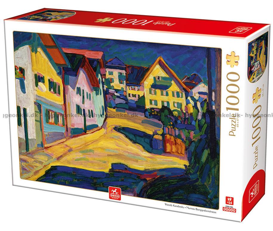 Kandinsky: Murnau Burggrabenstrasse, 1000 brikker! Deico 76755