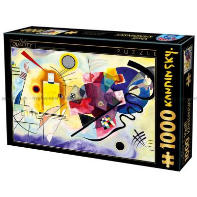 Kandinsky: Yellow-Red-Blue - Kunst, 1000 brikker