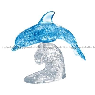 3D: Blå delfin, 95 brikker