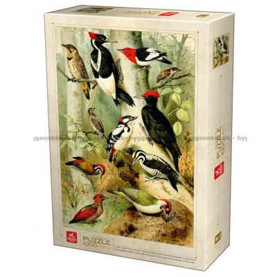 Fugle overalt, 1000 brikker
