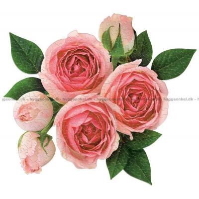 Billede af Rose dagen lang, 2 i 1 - Formet motiv, 500 brikker