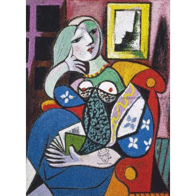 Picasso: Kvinde med bog, 1000 brikker