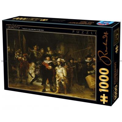 Rembrandt: Nattevagten, 1000 brikker