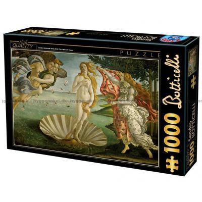 Sandro Botticelli: Venus fødsel - Kunst, 1000 brikker