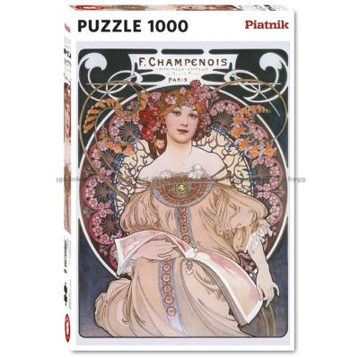 Mucha: Drømmer - Kunst, 1000 brikker