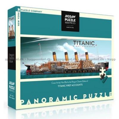 Titanic - Panorama, 1000 brikker