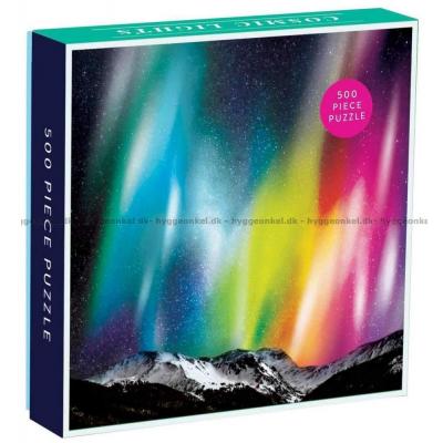 Farverigt nordlys, 500 brikker