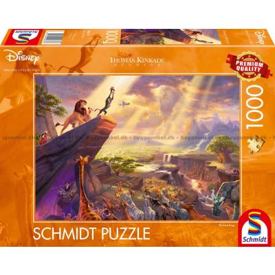 Disney: Kinkade - Løvernes konge, 1000 brikker