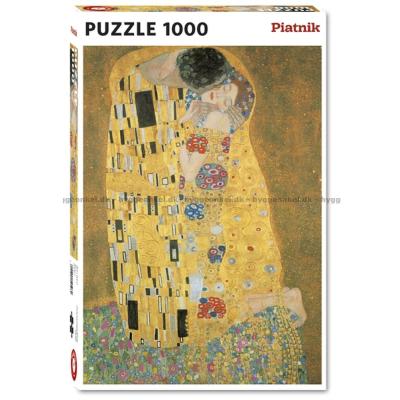 Klimt: Kysset - Kunst, 1000 brikker