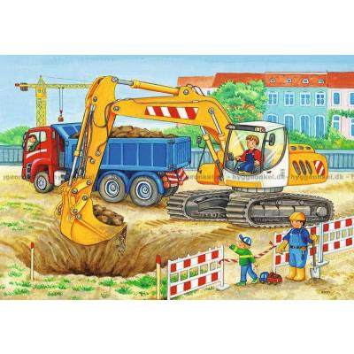 Billede af På arbejde, 2x12 brikker