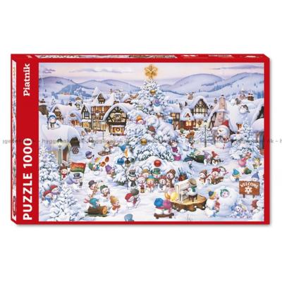 Julekoret, 1000 brikker