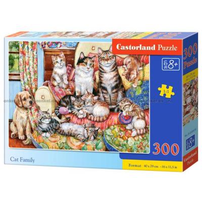Cook: Kattefamilien, 300 brikker