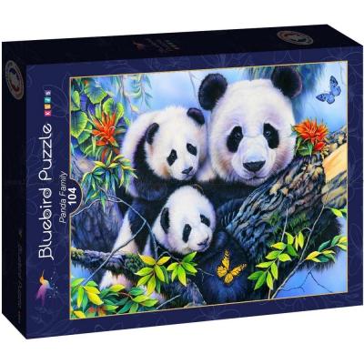 Panda familien, 104 brikker