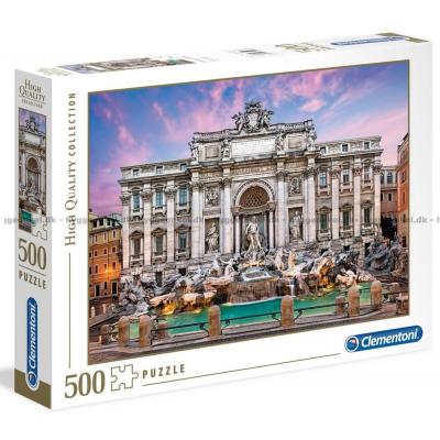 Rom: Trevi Fountain, 500 brikker
