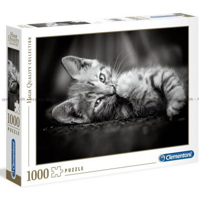 Kattekilling - i sort/hvid, 1000 brikker