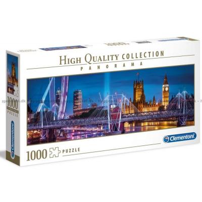 London ved aftentide - Panorama, 1000 brikker