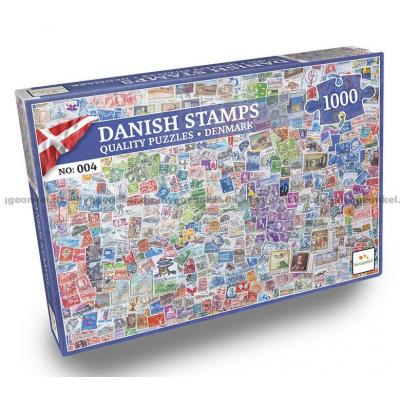 Danske frimærker, 1000 brikker
