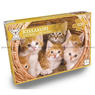 Kurv med katte, 500 brikker