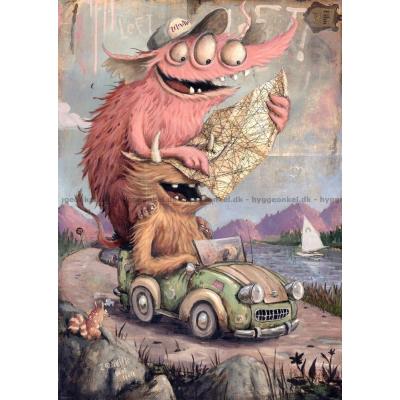 Billede af Zozoville: På tur, 2000 brikker