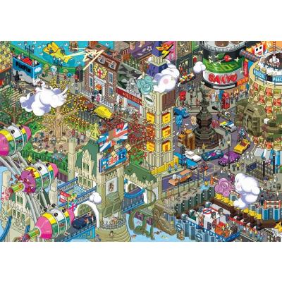 Billede af eBoy: Pixorama - London, 1000 brikker