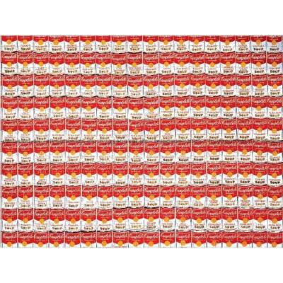 Billede af Warhol: Dåser - Dobbeltsidet, 500 brikker