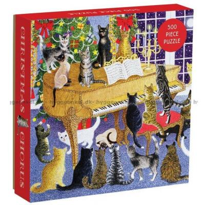 Katte: Jule koret, 500 brikker