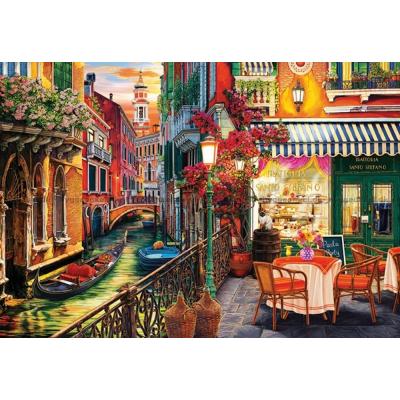 Billede af Cafe i Venedig, 2000 brikker
