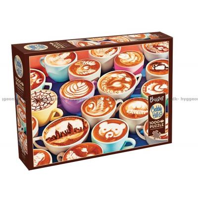 Kaffe kunst, 1000 brikker