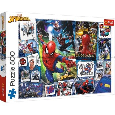 Marvel: Spider-Man - Collage, 500 brikker