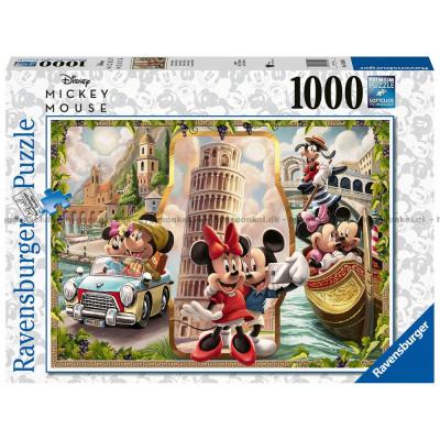 Disney: Mickey og Minnie på ferie, 1000 brikker