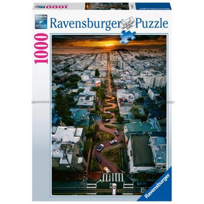 San Francisco: Lombard gaden, 1000 brikker