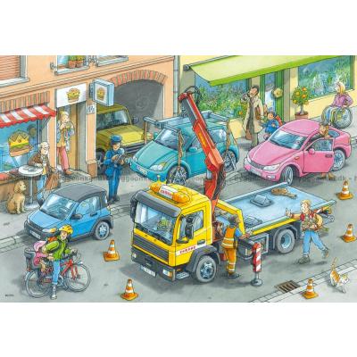 Billede af Arbejdsbiler, 2x24 brikker