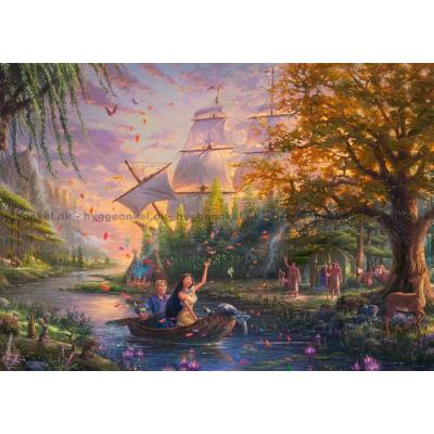Billede af Disney: Kinkade - Pocahontas, 1000 brikker