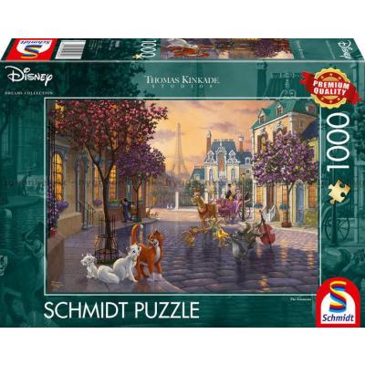 Disney: Kinkade - Aristocats, 1000 brikker