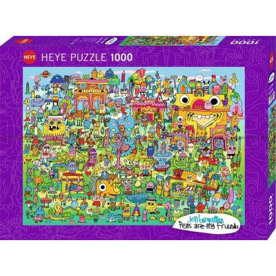 Burgerman: Landsbyen, 1000 brikker
