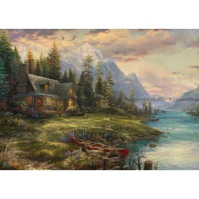 Billede af Kinkade: Kanotur, 1000 brikker