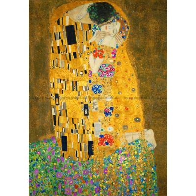 Billede af Gustav Klimt: Kysset, 1000 brikker