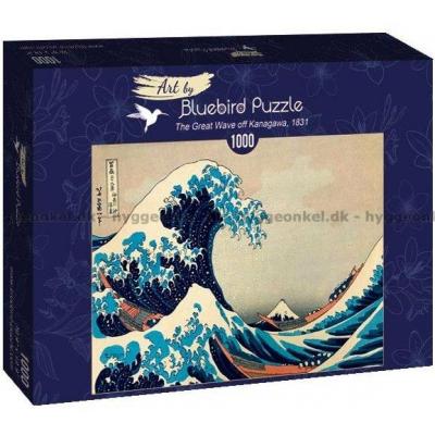 Hokusai: Kanagawe - Den store bølge - Kunst, 1000 brikker